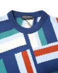 Dolce & Gabbana Multicolor Cashmere Knit Pullover Sweater