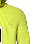 Dolce & Gabbana Green 69 Knit Hooded Men Pullover Sweater