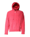 Dolce & Gabbana Red Cotton Knit Hooded Men Pullover Sweater