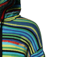 Dolce & Gabbana Multicolor Cotton Hooded Pullover Sweater