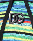 Dolce & Gabbana Multicolor Cotton Hooded Pullover Sweater