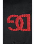 Dolce & Gabbana Black Nylon DGLogo Knit Men Pullover Sweater