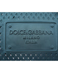 Dolce & Gabbana Green Perforated DG Embossed Pullover Sweater