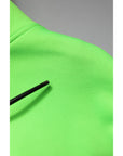 Dolce & Gabbana Green Polyester Hooded Sportswear Vest Sweater