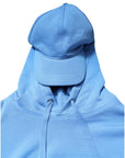 Dolce & Gabbana Blue Cotton Hooded Men Sportswear Vest Sweater
