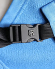 Dolce & Gabbana Blue Cotton Hooded Men Sportswear Vest Sweater
