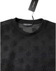 Dolce & Gabbana Black See Through Logo Short Sleeves T-shirt
