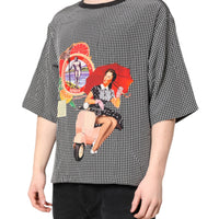 Dolce & Gabbana Black Graphic Print Short Sleeve T-shirt