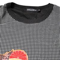 Dolce & Gabbana Black Graphic Print Short Sleeve T-shirt