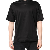 Dolce & Gabbana Black Graphic Print Back Short Sleeve T-shirt