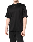 Dolce & Gabbana Black Graphic Print Back Short Sleeve T-shirt