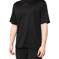 Dolce & Gabbana Black Graphic Print Back Short Sleeve T-shirt