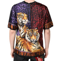 Dolce & Gabbana Black Graphic Print Back Short Sleeve T-shirt