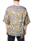 Dolce & Gabbana Multicolor Religious Print Round Neck T-shirt