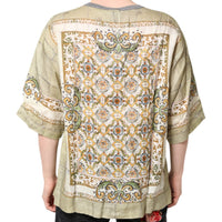 Dolce & Gabbana Religious Print Men Short Sleeves T-shirt
