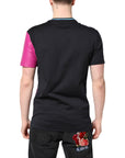 Dolce & Gabbana Multicolor Printed Logo Short Sleeve T-shirt