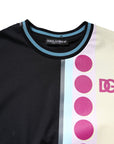 Dolce & Gabbana Multicolor Printed Logo Short Sleeve T-shirt