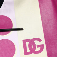 Dolce & Gabbana Multicolor Printed Logo Short Sleeve T-shirt