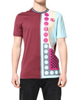 Dolce & Gabbana Multicolor Printed Logo Short Sleeve T-shirt
