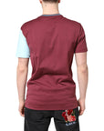 Dolce & Gabbana Multicolor Printed Logo Short Sleeve T-shirt