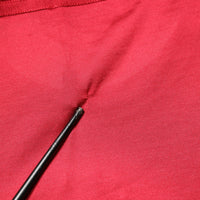 Dolce & Gabbana Red Silk DG Crown Logo Short Sleeve T-shirt