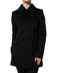 Dolce & Gabbana Black Wool Sartoria Italiano Blazer Jacket