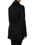 Dolce & Gabbana Black Wool Sartoria Italiano Blazer Jacket