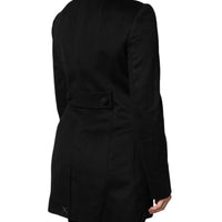 Dolce & Gabbana Black Wool Sartoria Italiano Blazer Jacket