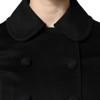 Dolce & Gabbana Black Wool Sartoria Italiano Blazer Jacket