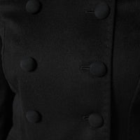 Dolce & Gabbana Black Wool Sartoria Italiano Blazer Jacket