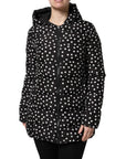 Dolce & Gabbana Black Puffer Hooded Zip Reversible Jacket