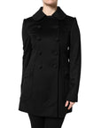 Dolce & Gabbana Black Wool Sartoria Italiano Blazer Jacket