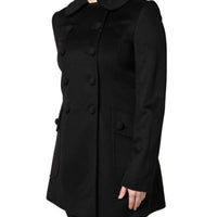 Dolce & Gabbana Black Wool Sartoria Italiano Blazer Jacket