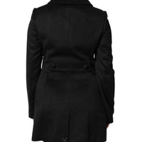 Dolce & Gabbana Black Wool Sartoria Italiano Blazer Jacket