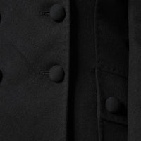 Dolce & Gabbana Black Wool Sartoria Italiano Blazer Jacket