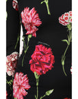 Dolce & Gabbana Black Floral Long Sleeve Women Blouse Top