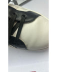 Dolce & Gabbana White Black Leather Crown Milano Sneakers Shoes