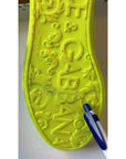Dolce & Gabbana Neon Green Logo Tape Low Top Sneakers Shoes