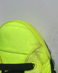Dolce & Gabbana Neon Green Logo Tape Low Top Sneakers Shoes
