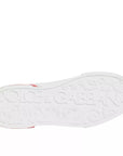 Dolce & Gabbana White Red Portofino Low Top Sneakers Shoes
