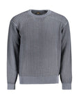 Hugo Boss Blue Cotton Men Sweater