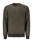 Hugo Boss Black Cotton Men Sweater