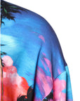 Dolce & Gabbana Multicolor Print Hooded Sweatshirt Sweater