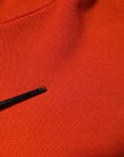 Dolce & Gabbana Orange Cotton Hooded Men Sweatshirt Sweater