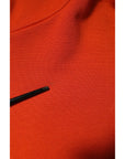 Dolce & Gabbana Orange Cotton Hooded Men Sweatshirt Sweater