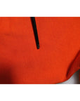 Dolce & Gabbana Orange Cotton Hooded Men Sweatshirt Sweater