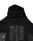 Dolce & Gabbana Black Cotton Hooded Sweatshirt Sweater