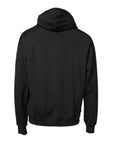 Dolce & Gabbana Black Embroidery Hooded Sweatshirt Sweater