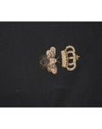 Dolce & Gabbana Black Bee Crown Embroidery Hooded Sweater