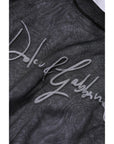 Dolce & Gabbana Black White Logo Knitted Pullover Sweater
